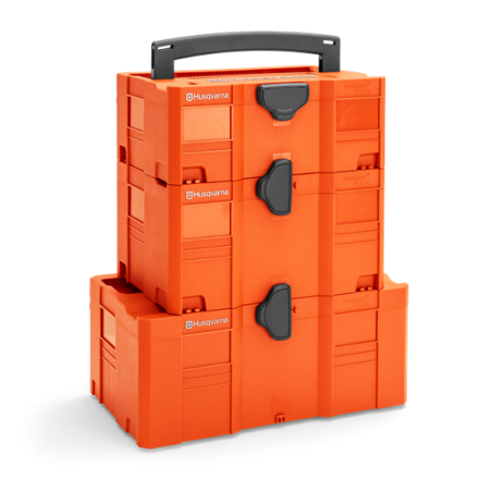 Caisse outils avec insert Husqvarna T-Loc Tanos Sytainer grande taille 500x300x210 mm