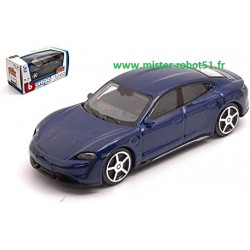 Porsche Taycan bleue...