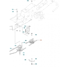 Courroie de lame 594978001 Husqvarna