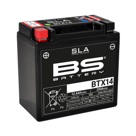 Batterie 12 volts BTX14 BS-BATTERY
