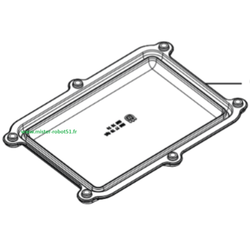 Trappe capot batterie 435x 535 AWD châssis arrière HUSQVARNA