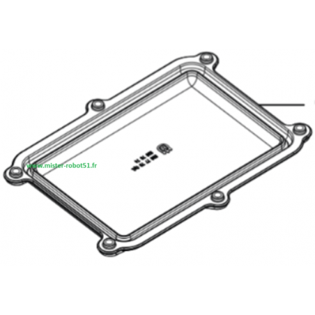 Trappe capot batterie 435x 535 AWD châssis arrière HUSQVARNA