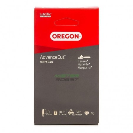 Oregon 90PX040E AdvanceCut Chaîne de Tronçonneuse pour Guide-Chaîne de 10" (25 cm)