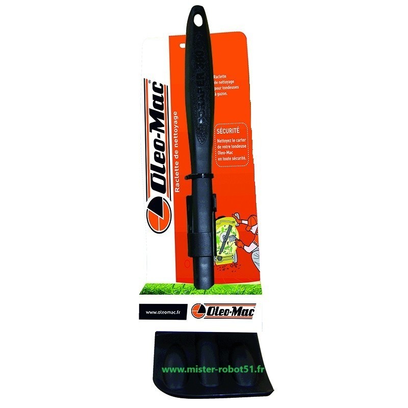Spatule raclette de nettoyage plastique pour carter tondeuse