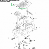 Trappe ecran clavier pour Mc CULLOCH ROB R600 / R800
