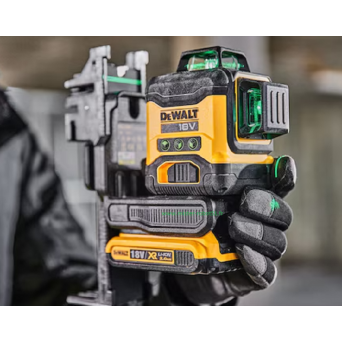 Niveau laser multilignes 3x360° compact XR 18V - Faisceaux verts