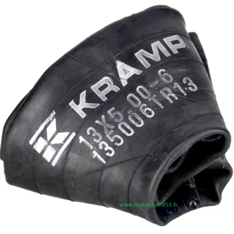 Chambre à air pour jante Ø6", 13x5.00-6, valve droite KRAMP