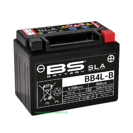 Batterie SLA BB4L-B marque BS BATTERY
