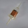 Filtre à carburant pour moteur essence et diesel sortie male/male