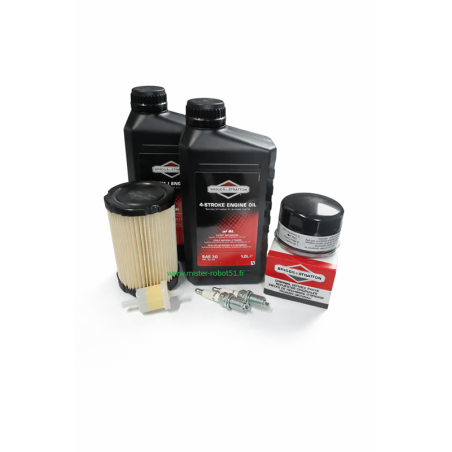 Kit d'entretien Rider Husqvarna R214TC Moteur Briggs Bicylindre