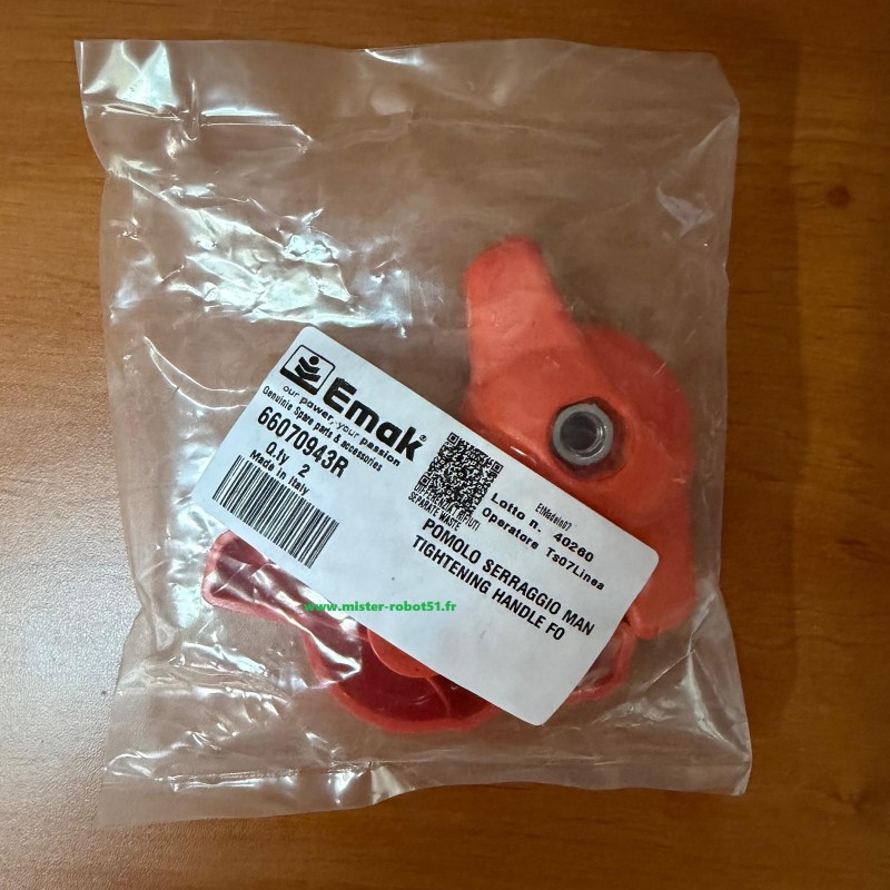 Poignee serrage ORIGINE pour guidon tondeuse Efco, Dynamac, Nibbi, Oléo-Mac, Staub ou Victus