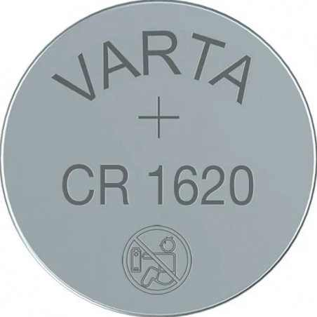 Pile bouton CR1620 VARTA au lithium VT6620