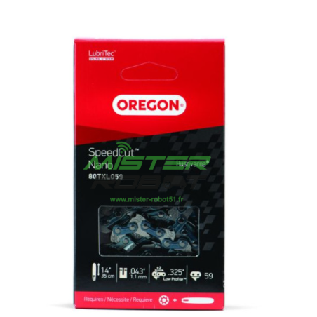 Chaine demi-ronde OREGON .325  59 maillons pour guide de 35cm