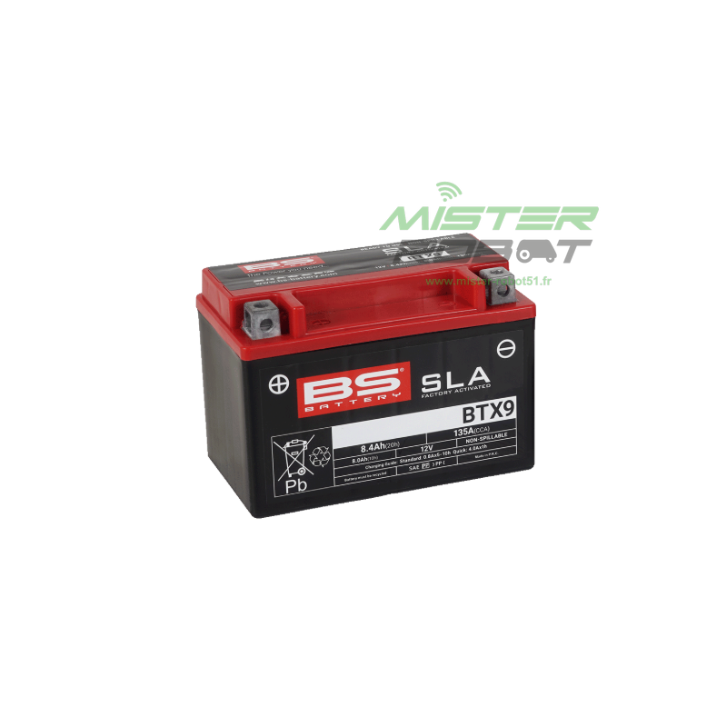 Batterie 12V BS BATTERY BTX9 VRLA
